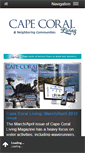 Mobile Screenshot of capecorallivingmagazine.com